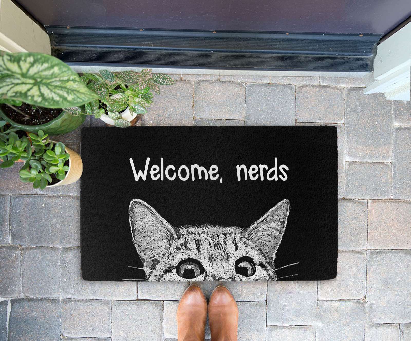 DM0507040 Welcome%2BNerds%2BCat%2BCoir%2BDoormat FmYR0 DM0507040 Welcome%2BNerds%2BCat%2BCoir%2BDoormat FmYR0